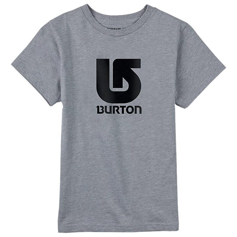 Burton Boys Logo Vertical Ss grey heather