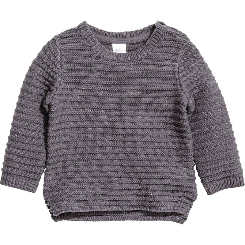 H&M Strukturovaně pletený svetr