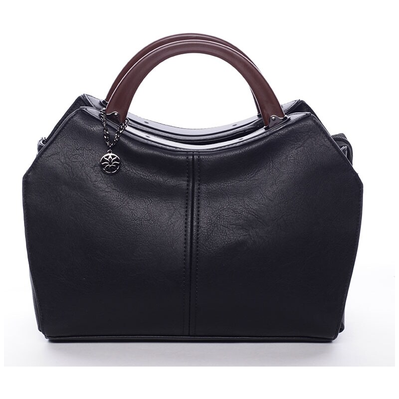 Luxusní dámská kabelka do ruky Nicola, černá