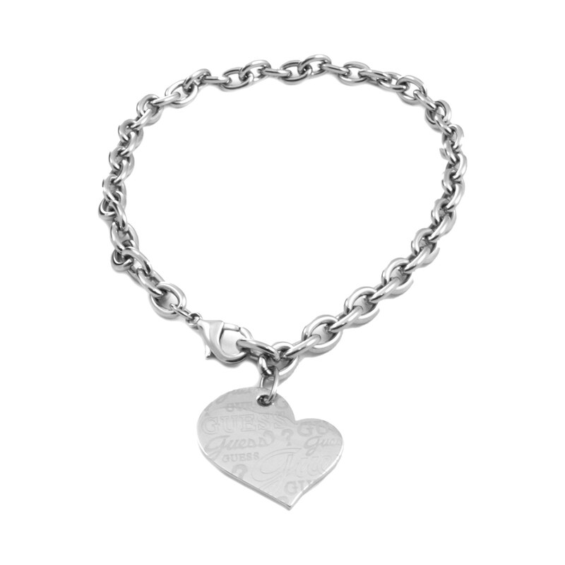 Guess Výrazný náhrdelník se srdcem USN80906