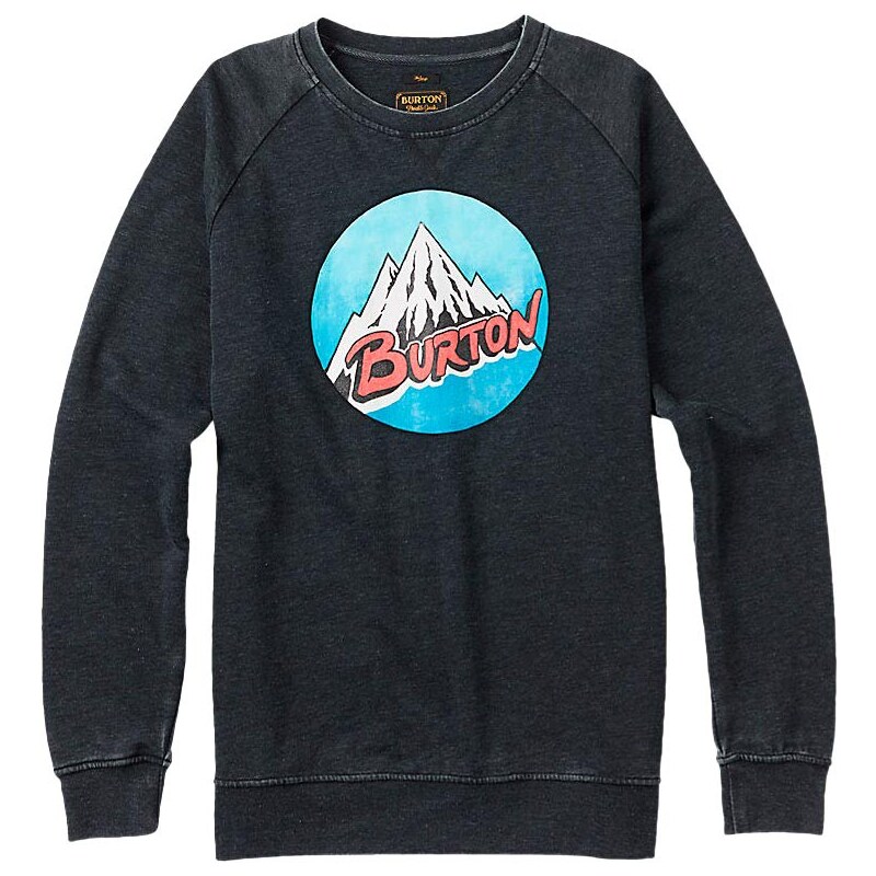 Burton Retro Mountain Crew true black heather