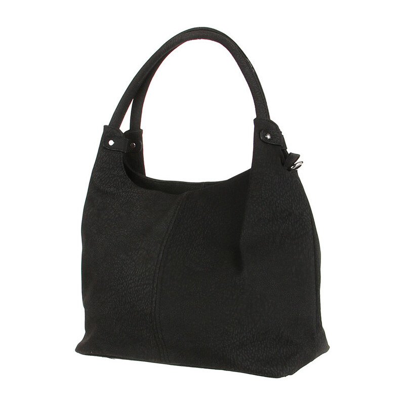 YooY Jednoduchá elegantní kabelka přes rameno černá