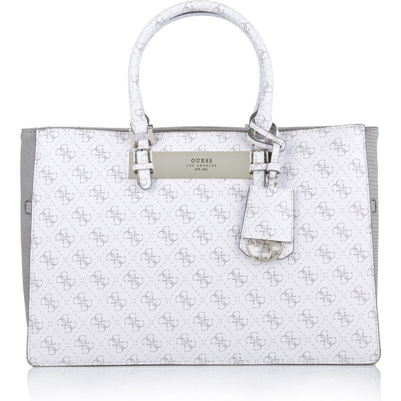 Guess Isla Carryall Tote Snow
