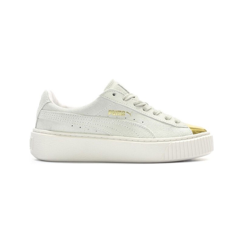 Puma Suede Platform Gold white / gold