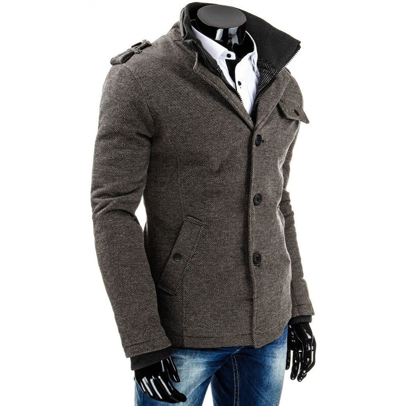 Dvouvrstvý pánský kabát na zimu