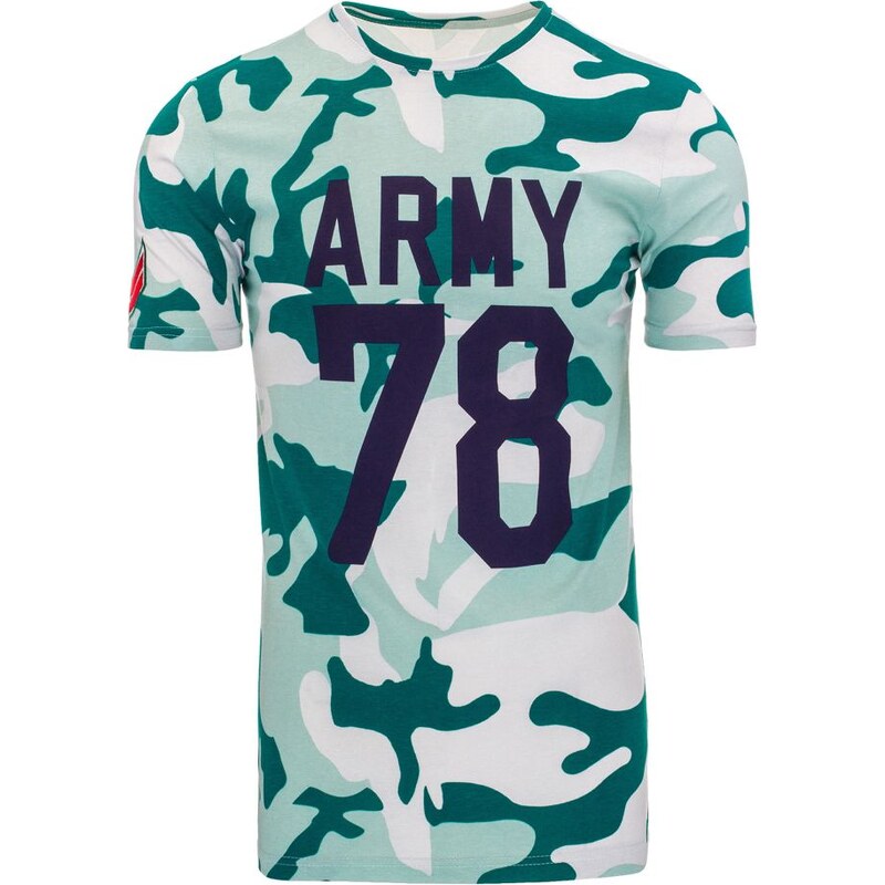 Bavlněné maskáčové tričko ARMY 78 zelené