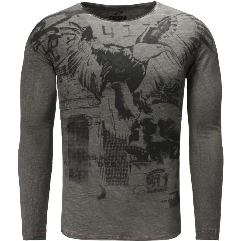 Pánské antracitové tričko CARISMA Eagle