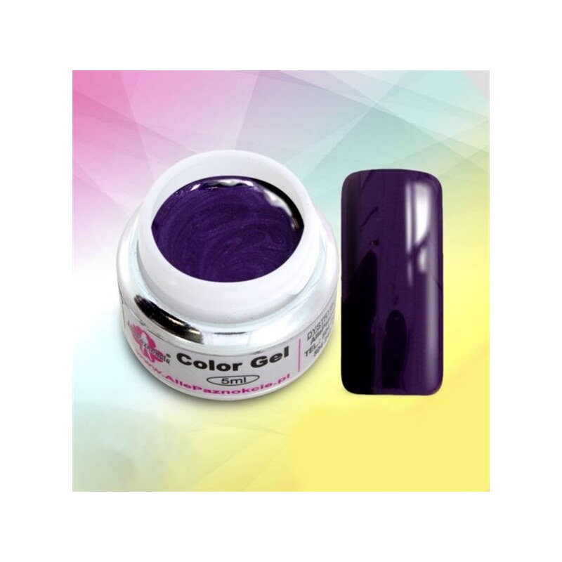 Allepaznokcie barevný UV gel 5ml Tmavý fialový
