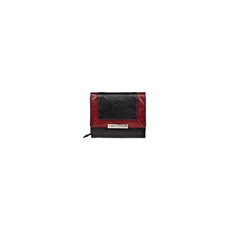 Lagen Dámská kožená peněženka LN-1846/614 černo-červená