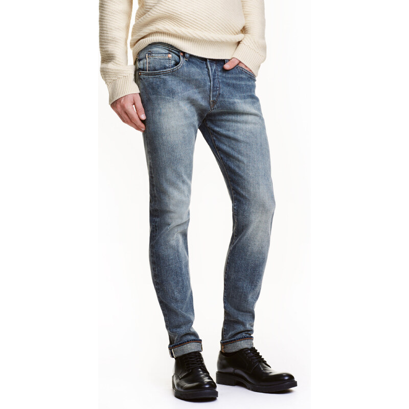 H&M Skinny Low Selvedge Jeans