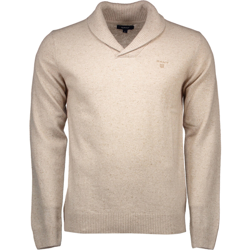 Pánský Pullover Gant 68578 - Béžová / XL