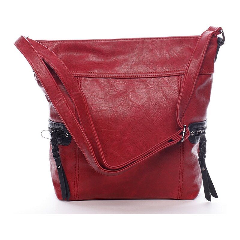 Delami Trendová kabelka přes rameno Kendal, červená