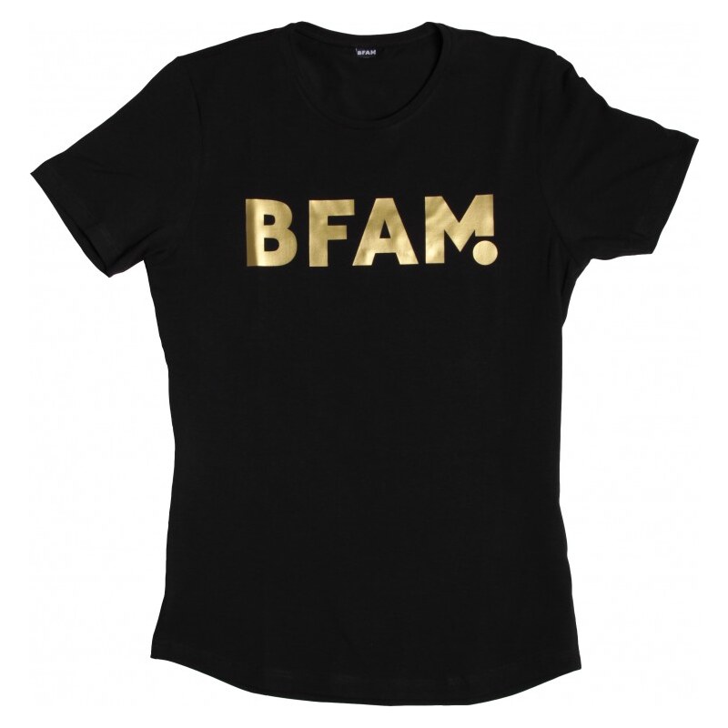 BFAM tričko - Černo-zlaté, Barva Černo-zlatá, Velikost XXS