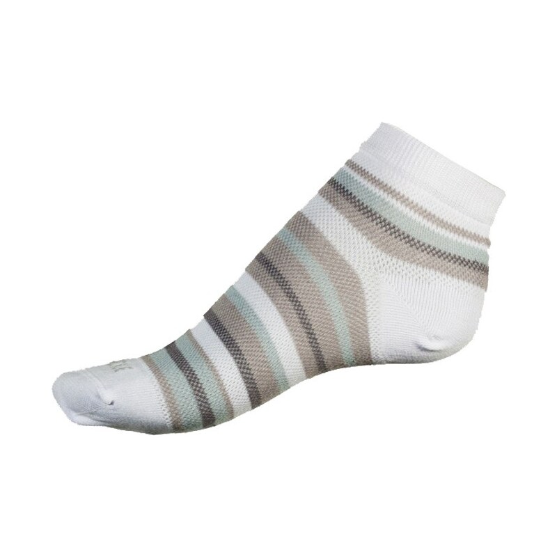 Ponožky Phuseckle summerline bílo šedé