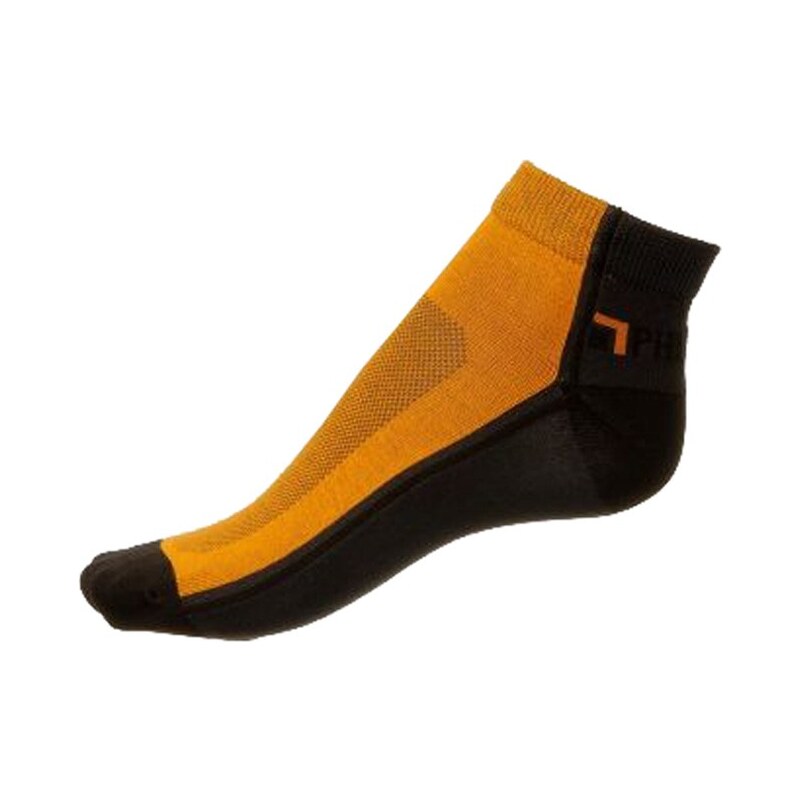 Ponožky Phuseckle Černé Oranžové Půlené