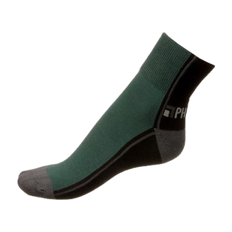 Ponožky Phuseckle Tmavě Zeleno Černé Půlené