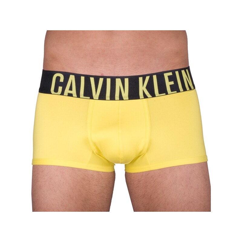 Pánské Boxerky Calvin Klein Intense Power Low Rise Trunk Yellow