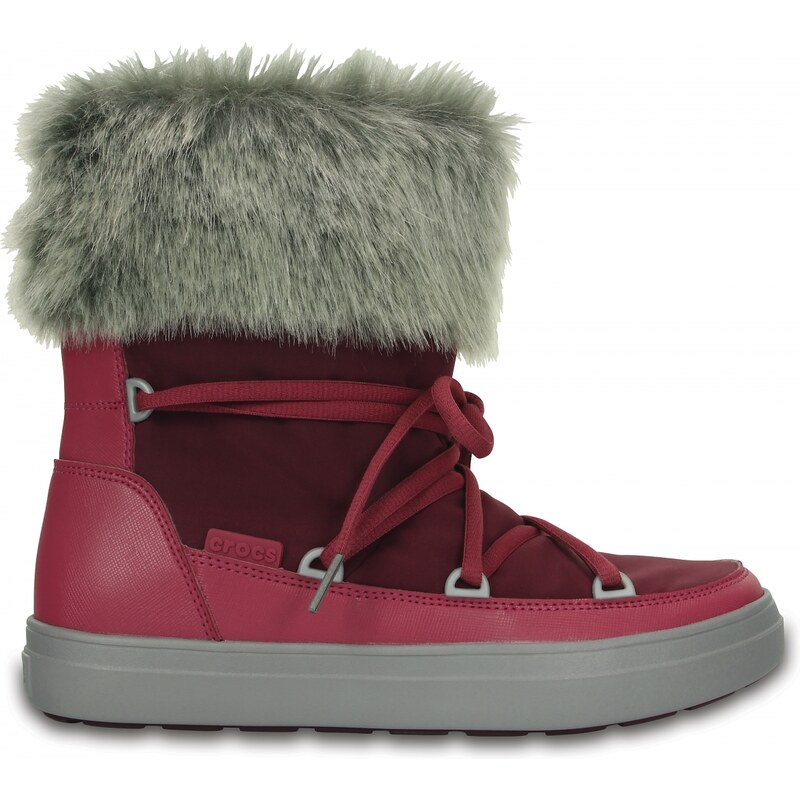 Crocs LodgePoint Lace Boot - Pomegranate, W7 (37-38)