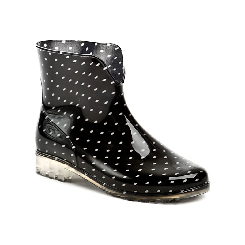 Dámská obuv Scandi 56-0400-A1 nízké černé holínky
