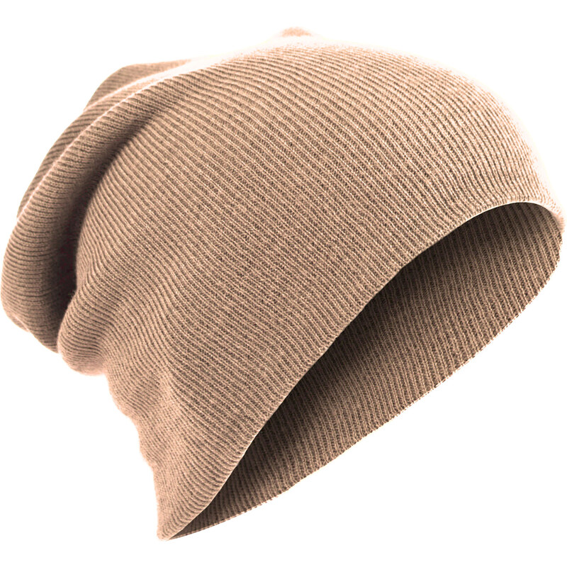 Trendhim Dlouhá čepice v barvě khaki D6-8-7922