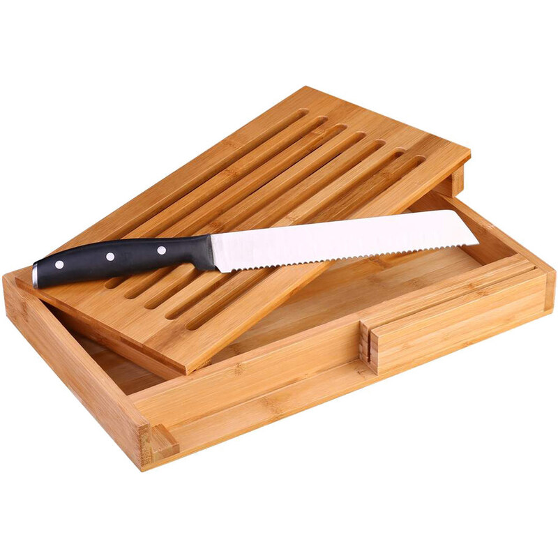 Prkénko s nožem na krájení pečiva Sola Basic Wood