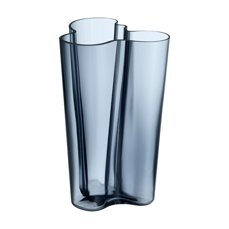 Iittala Váza Alvar Aalto 251mm, modrá rain