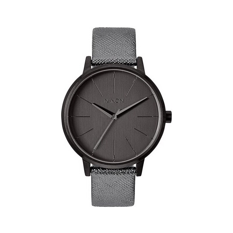 Nixon Nixon Kensington Leather gunmetal/shimmer