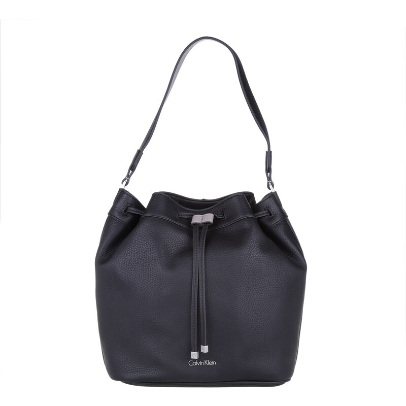 Calvin Klein Jenna Iconic Drawstring Bag Black