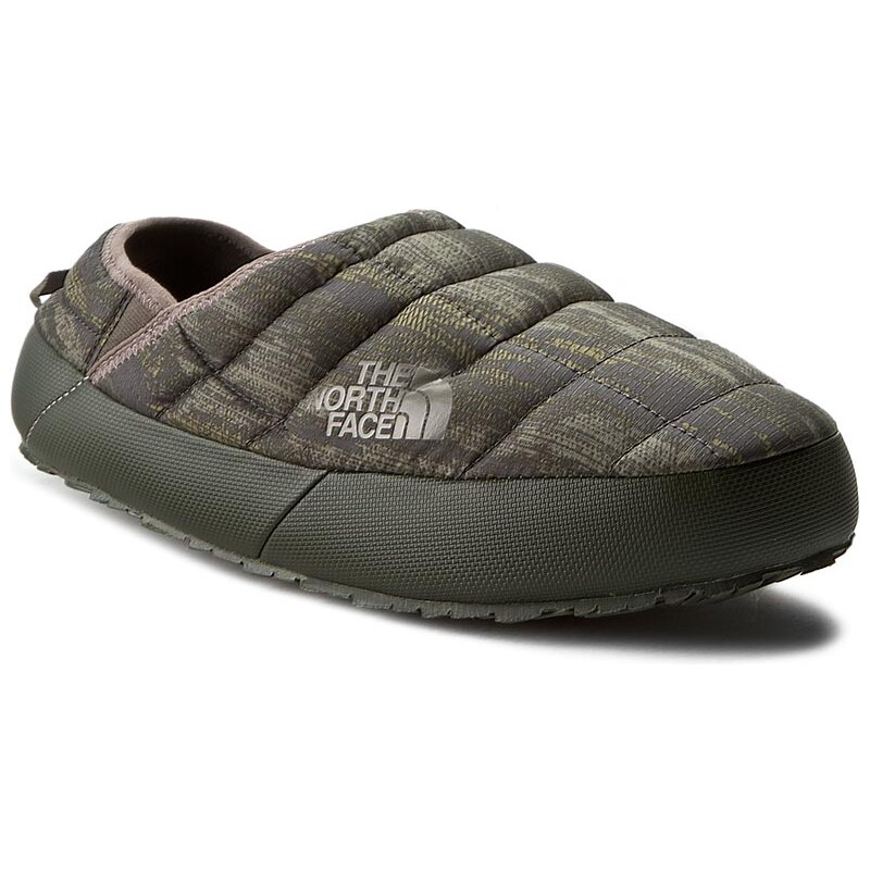 Bačkory THE NORTH FACE - Thermoball Traction Mule II T0CKJ6NEH Rosin Green Glamo Print/Caper Berry Green