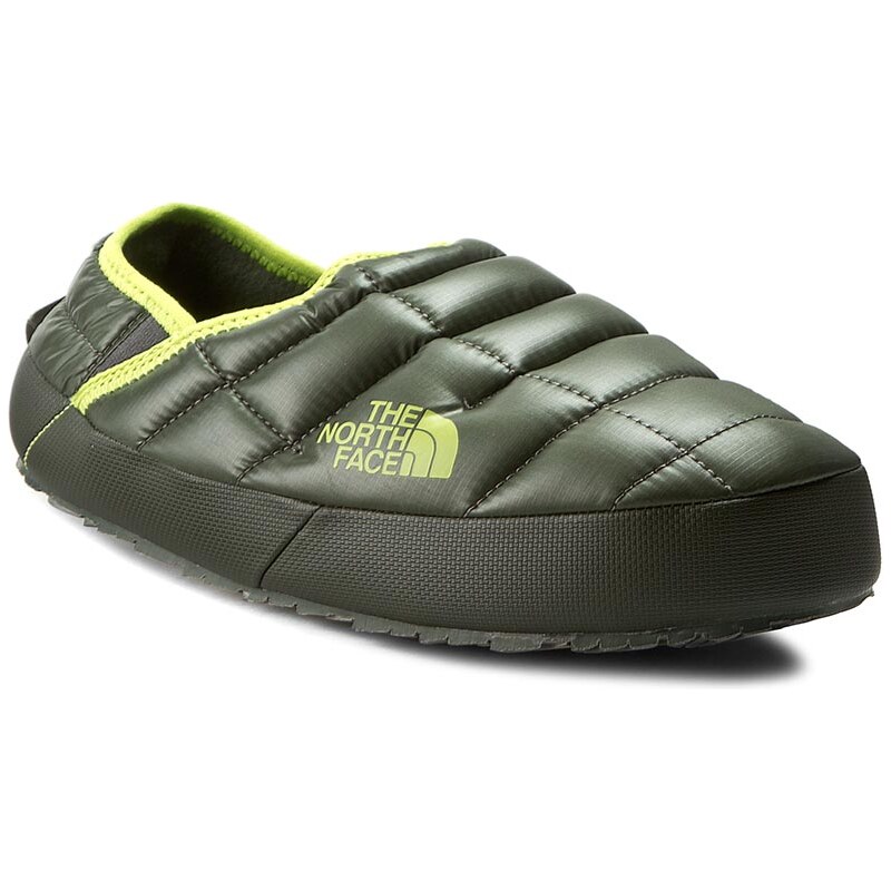 Bačkory THE NORTH FACE - Thermoball Traction Mule II T0CKJ6NLN Shiny Climbing Ivy Green/Lime Green