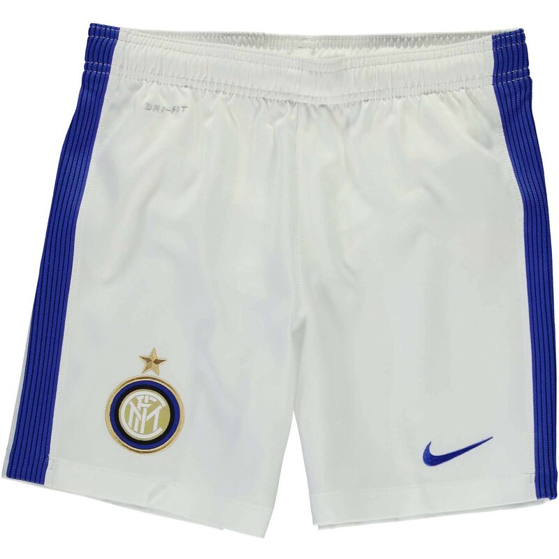 Sportovní kraťasy Nike Inter Milan Away 2016 2017 dět. bílá/modrá