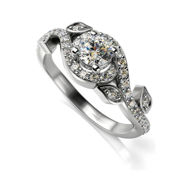 Eppi Zlatý vintage prsten s diamanty Gario