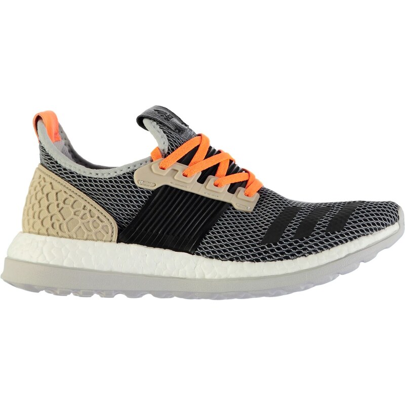 adidas pure boost zg running shoes mens Grey/Blk/Orange