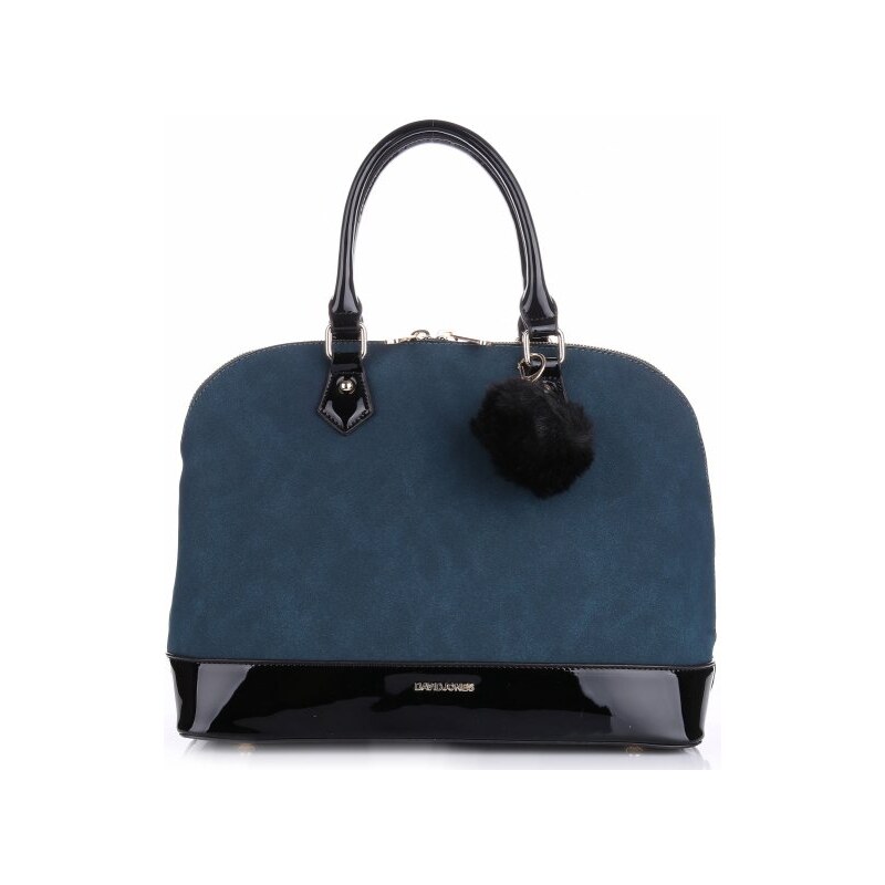 Elegantní Dámská kabelka kufřík XL David Jones Tmavě modrá