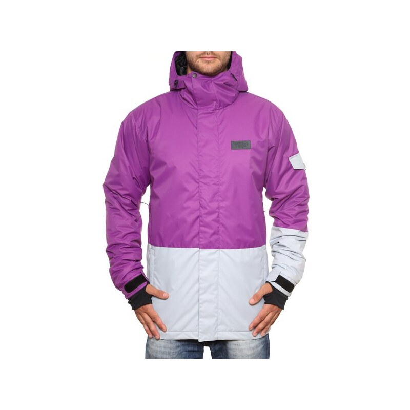 Pánská zimní bunda Funstorm Neron violet/grey
