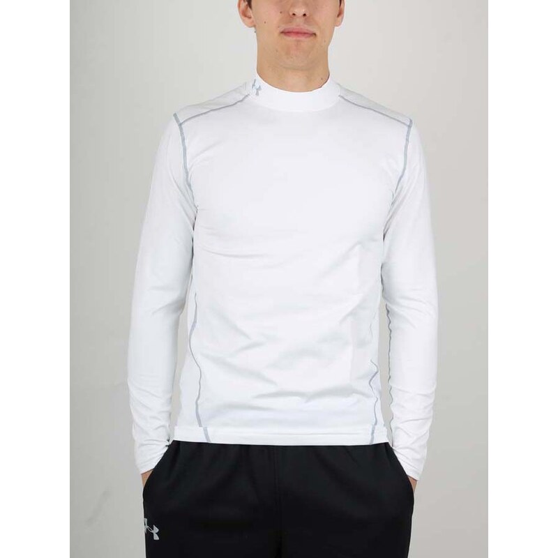 Tričko Under Armour CG EVO FITTED MOCK WHT