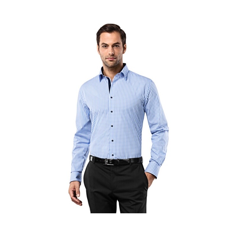 Vincenzo Boretti Pánská košile 10010764_blue_white
