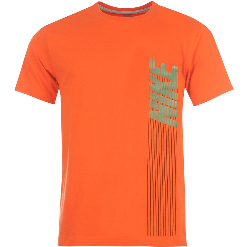 Sportovní tričko Nike QTT Vertical pán. oranžová