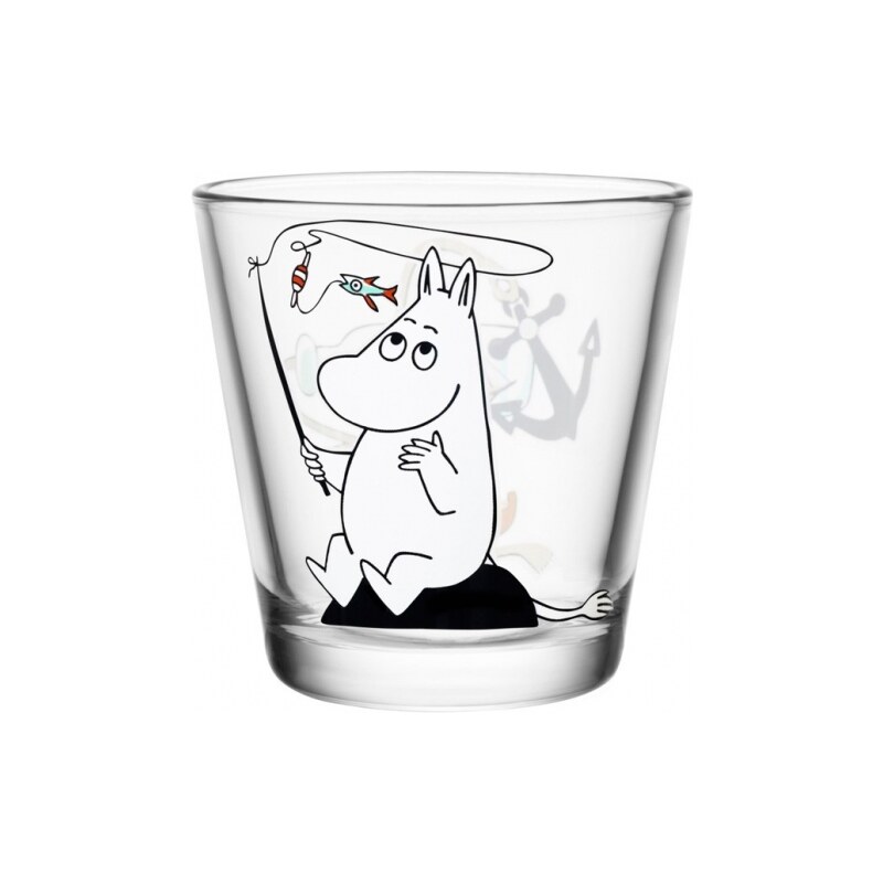 Sklenice Moomintroll fishing 0,21l Iittala