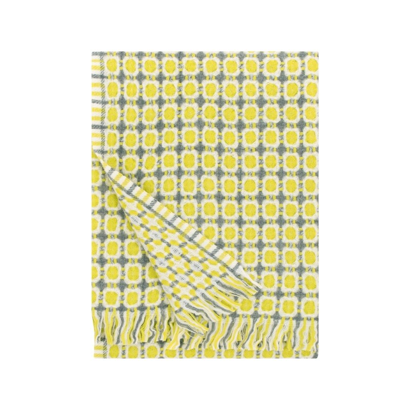 Vlněná deka Corona 130x170, žlutá Lapuan Kankurit
