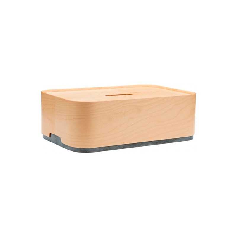Úložný box Vakka 45x15x30, dřevo / šedý Iittala