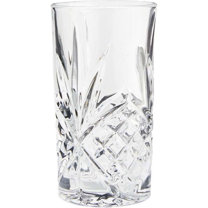 Madam Stoltz Vysoká sklenička Glass Clear