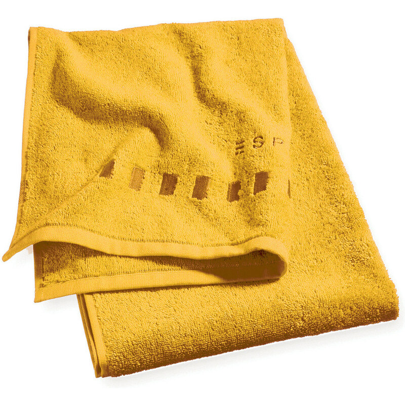 Hořčicový ručník Esprit Solid, 35 x 50 cm