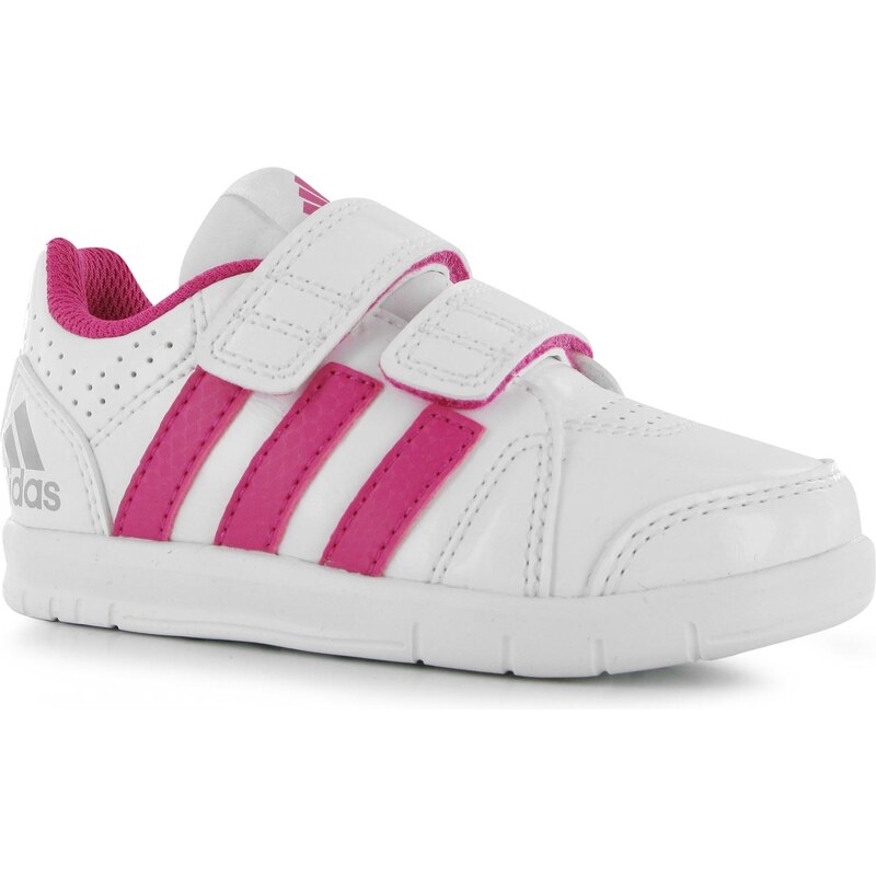 Adidas Trainers Wht/Purple/Pink