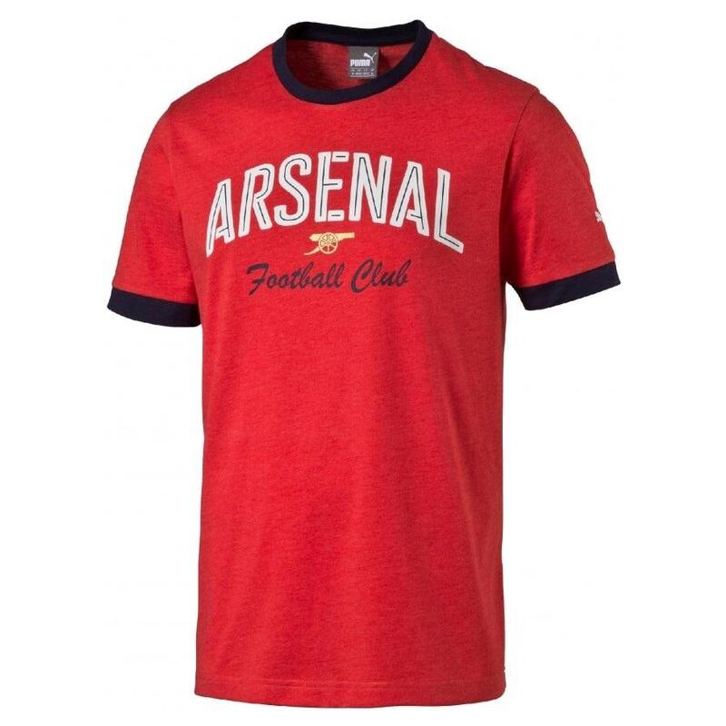 Triko Puma Arsenal FC Slogan L ČERVENÁ