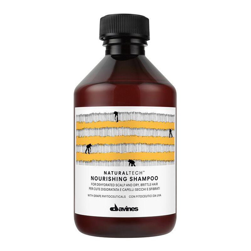 Davines Naturaltech Nourishing - šampon pro dehydrovanou vlasovou pokožku a suché vlasy 250ml