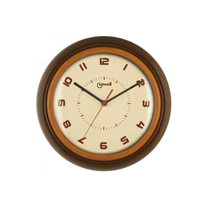 Lowell Italy Designové nástěnné hodiny Lowell 00705-CFM Clocks 30cm
