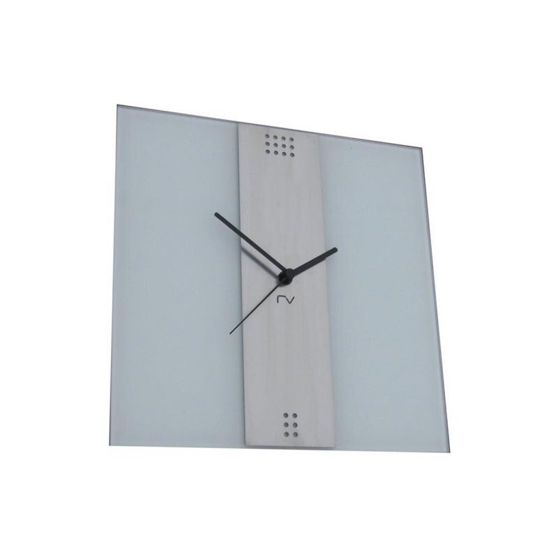 Designové nástěnné hodiny RV ART SNT white 35cm