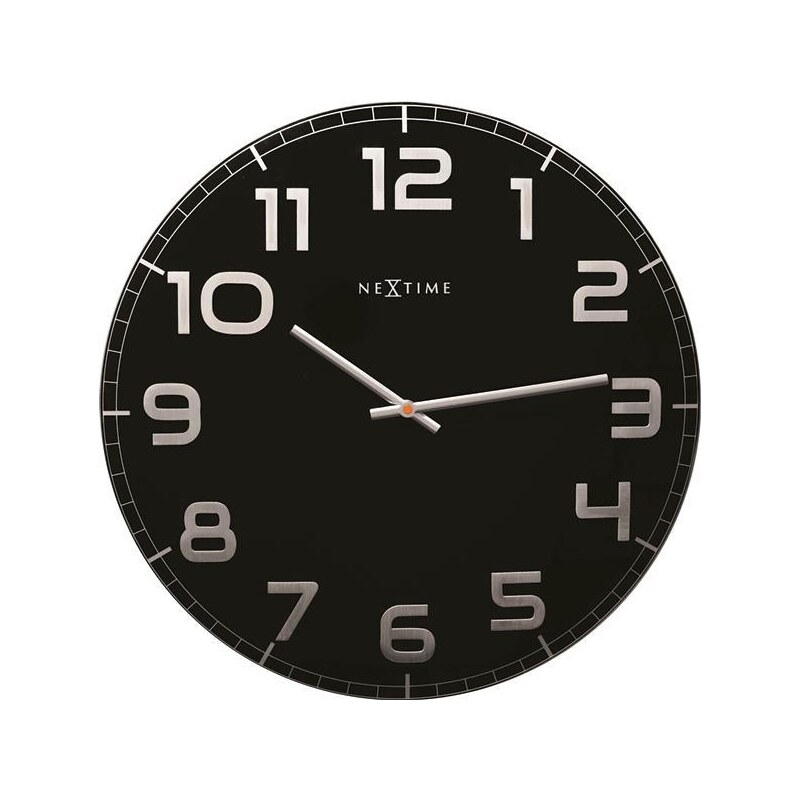 Designové nástěnné hodiny 3105zw Nextime Classy Large 50cm