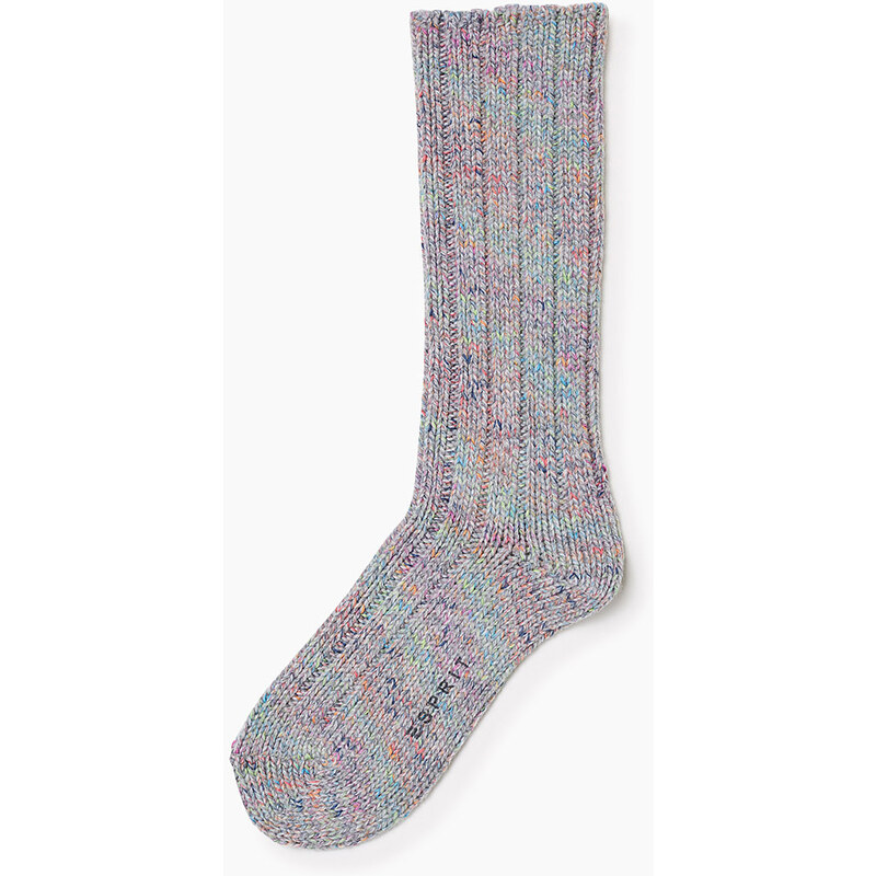 Esprit Pletené ponožky, směs střižní vlny/bavlny